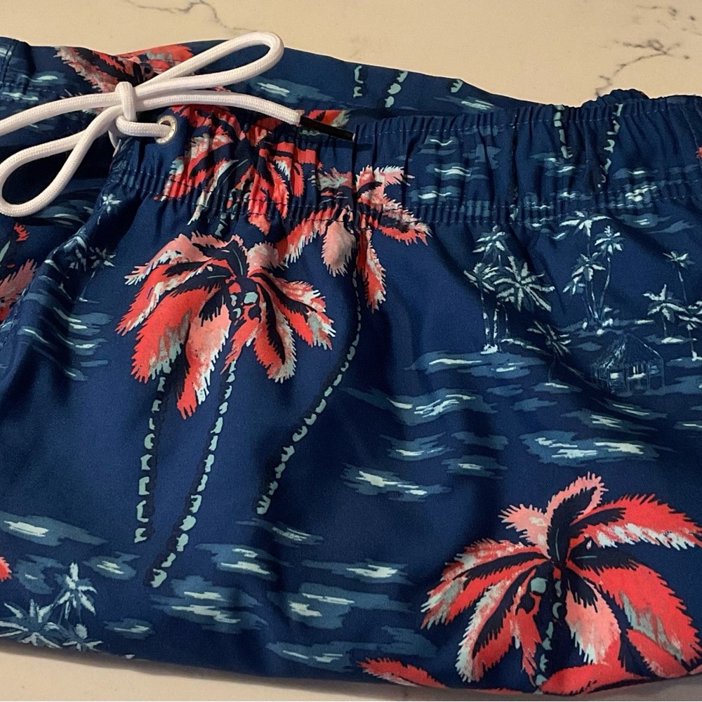 Tropical Palm Tree Swim Shorts by Nautica